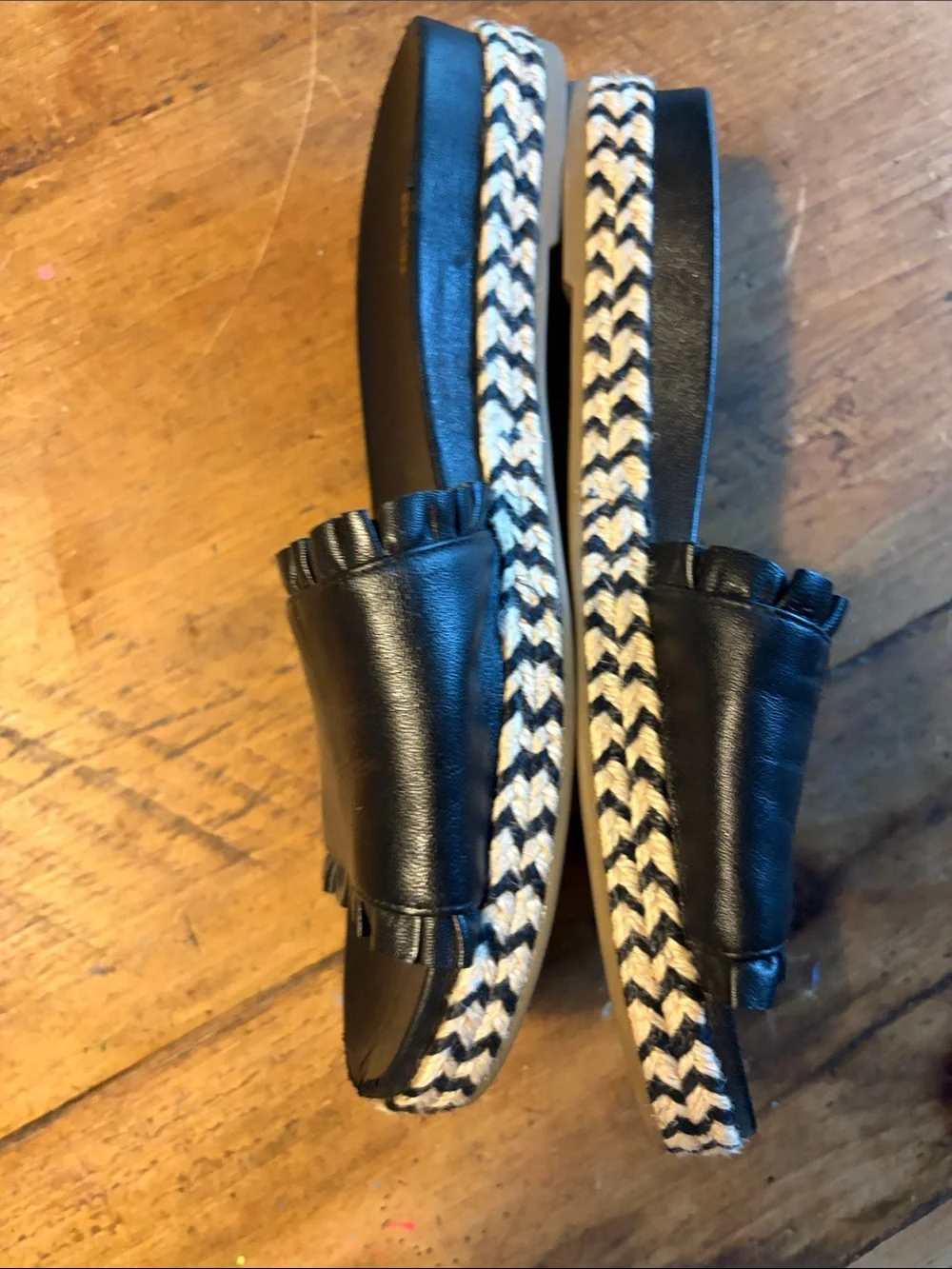 Kate Spade Zahara Leather Platform Espadrille Sandals Size 8.5